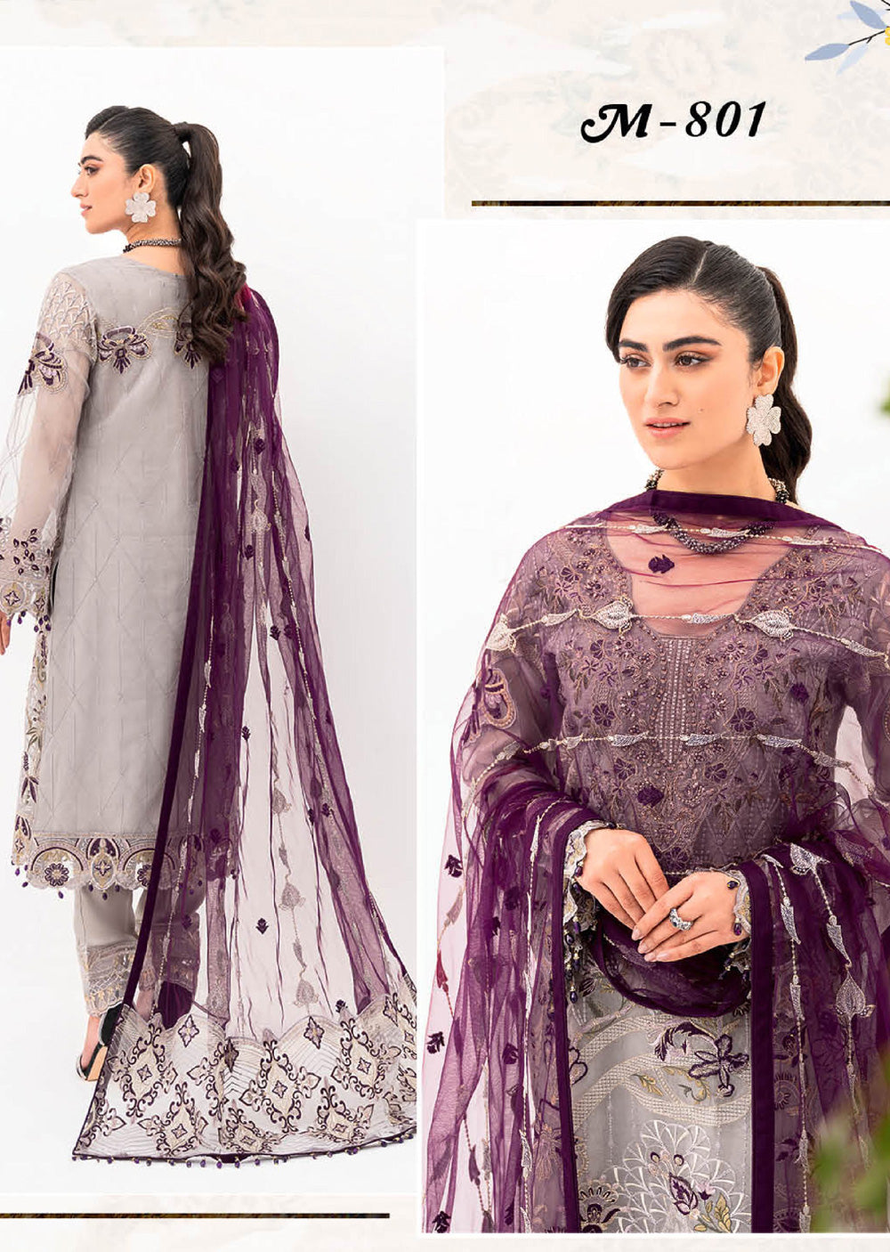 M-801-R - Readymade - Ramsha Minhal Collection Vol 8 2024 - Memsaab Online