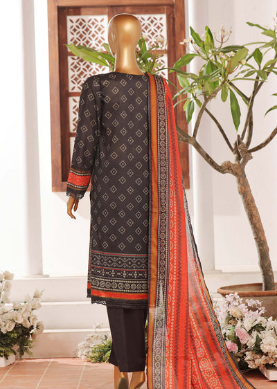 SDR-101 Summer Embroidered Lawn Suit - Memsaab Online