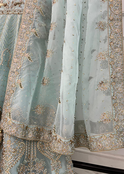 SRB1307 - Rana - Baby Blue Sehrish.B Designer Suit - Memsaab Online