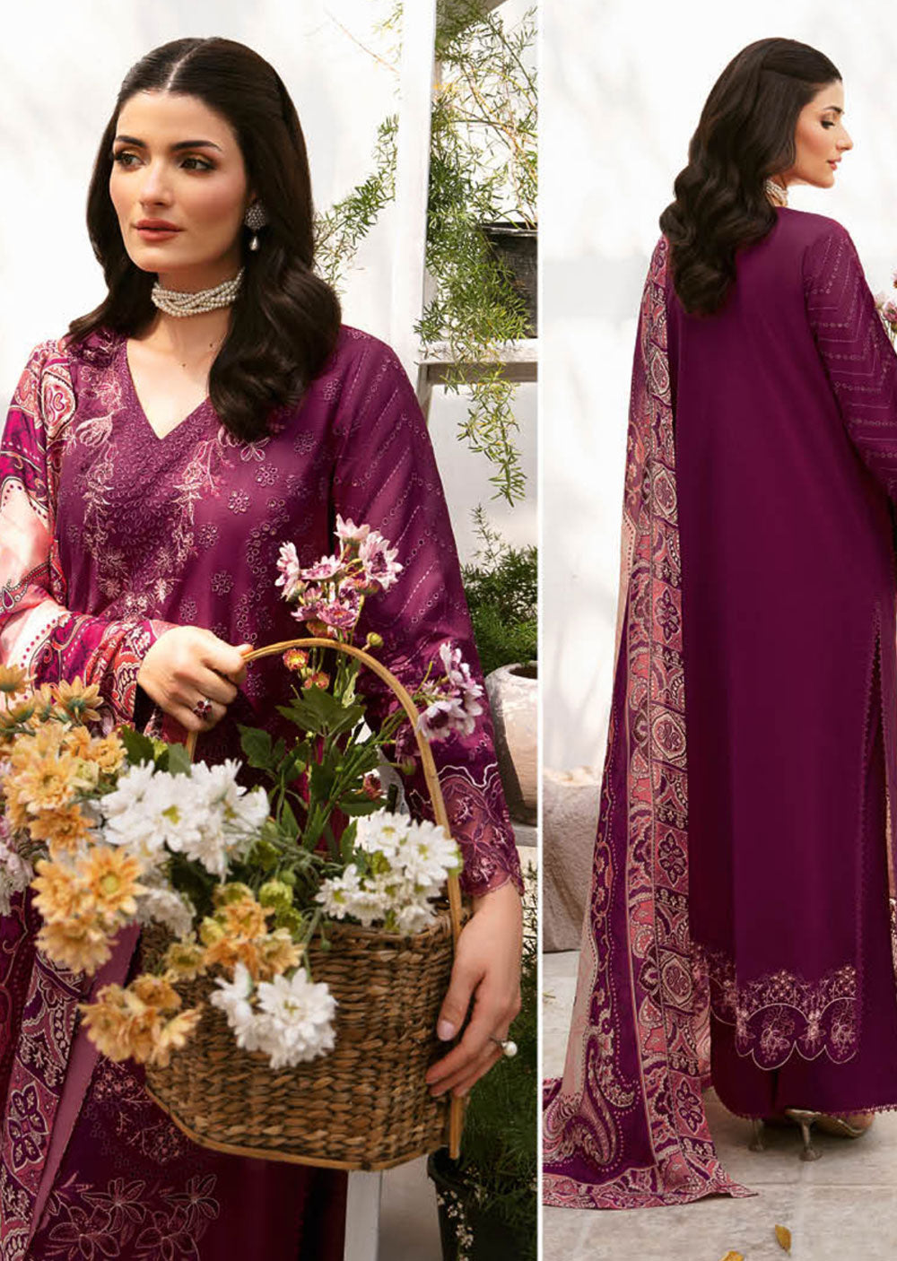 Z-901-R - Readymade - Ramsha Andaaz Luxury Lawn Vol 9 2024 - Memsaab Online