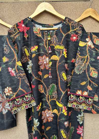 HNR-06 - Black - Readymade - Haroon Khaddar Suit 2025 - Memsaab Online