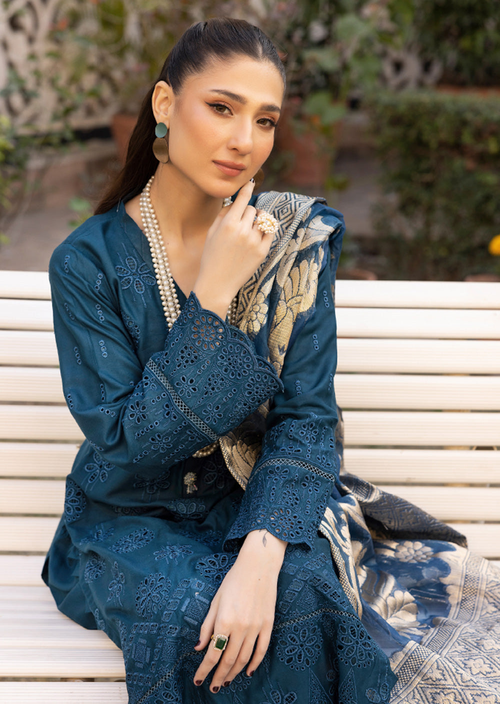 SMNRS-01 - Readymade - Image Kari Chikenkari Eid Festive Collection - Memsaab Online