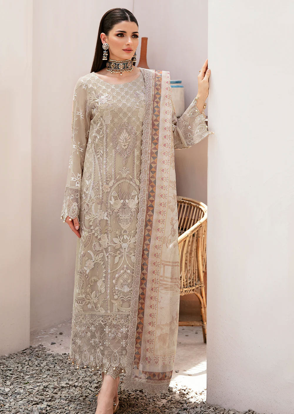 T-201-R - Readymade - Ramsha Dastan Collection Vol 2 2024 - Memsaab Online