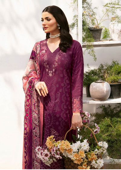 Z-901 - Unstitched - Ramsha Andaaz Luxury Lawn Vol 9 2024 - Memsaab Online