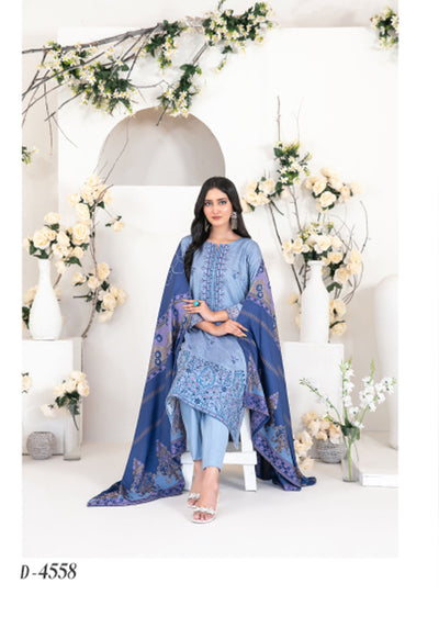 TWD-4558 - Readymade Yumna Collection By Tawakkal Suit 2025 - Memsaab Online