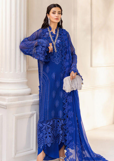 MPC-25-103-Unstitched Embroidered Chiffon Suit Maria B 2025 - Memsaab Online
