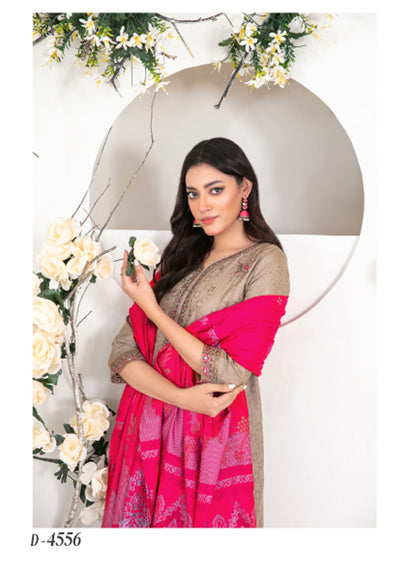 TWD-4556 -Readymade Yumna Collection By Tawakkal Suit 2025 - Memsaab Online