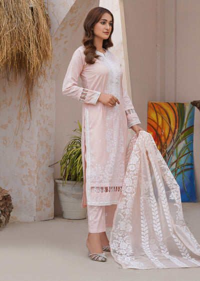 ANI104 Pink readymade Cotton Suit - Memsaab Online