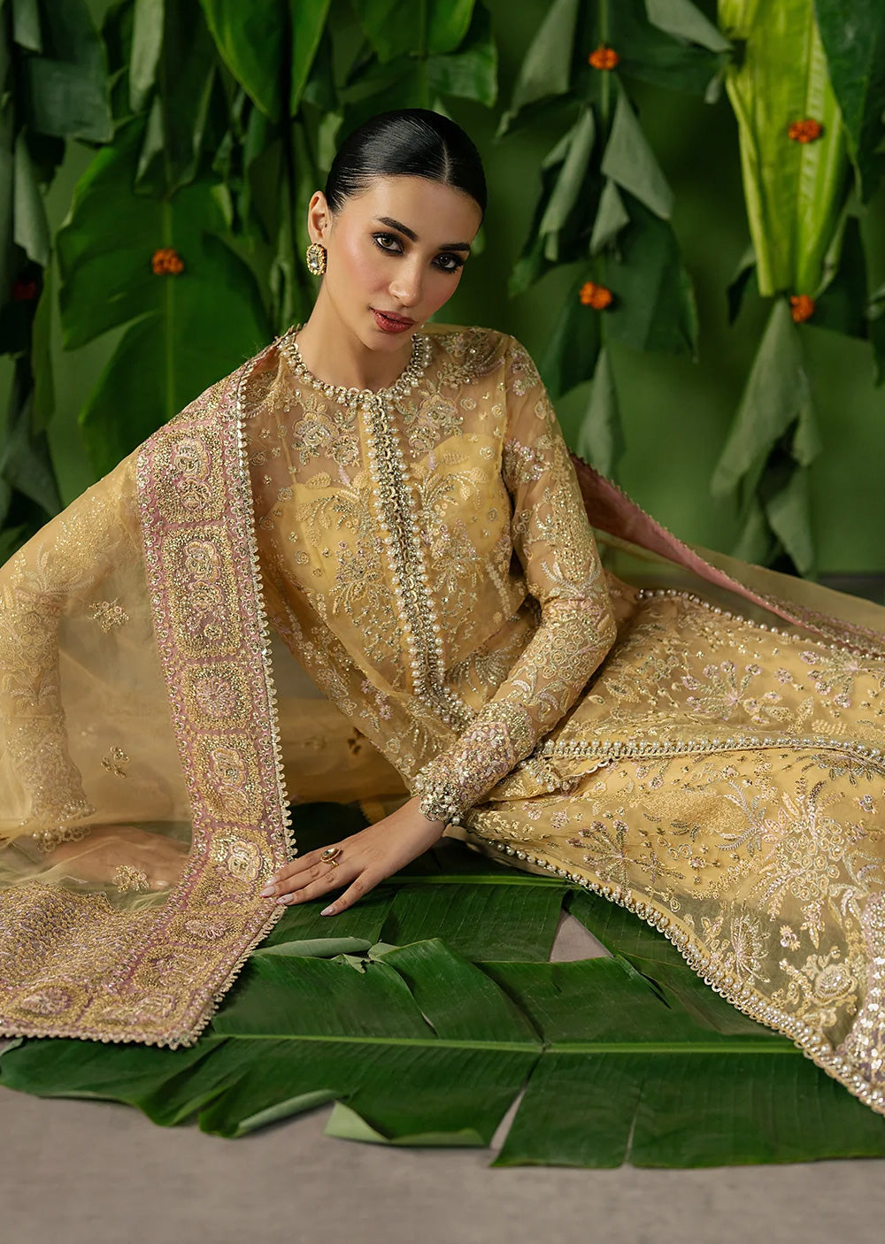 AZW-25-V1-03 Chahat Unstitched Collection by AYZEL 2025 - Memsaab Online