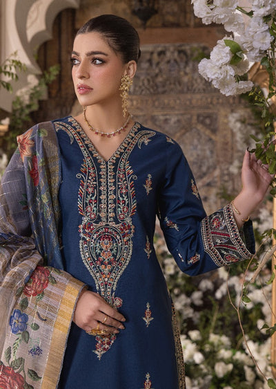 HSS-301 - Navy - Readymade - Heeras Suit 2025 - Memsaab Online