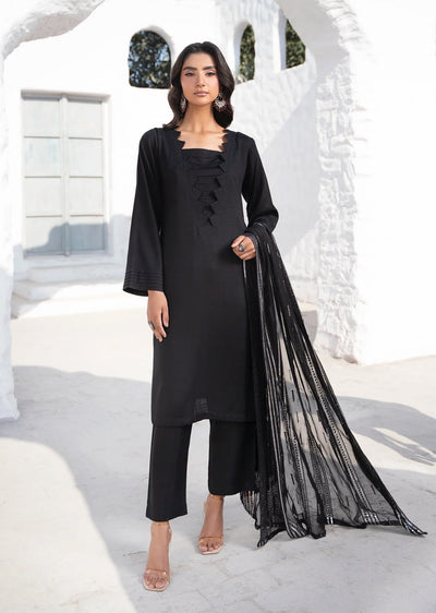 RNDH-01 - Black - Readymade - Rania.H Linen Collection 2025 - Memsaab Online