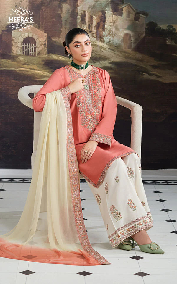 HSS-1134 - Readymade Heeras Suit - Memsaab Online