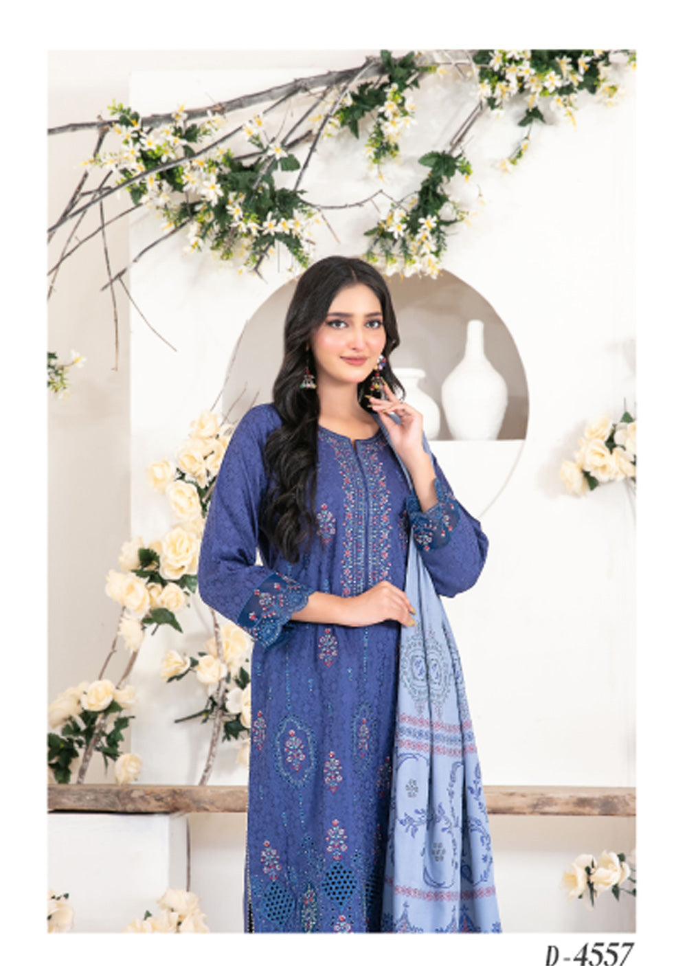 TWD-4557 -Readymade Yumna Collection By Tawakkal Suit 2025 - Memsaab Online