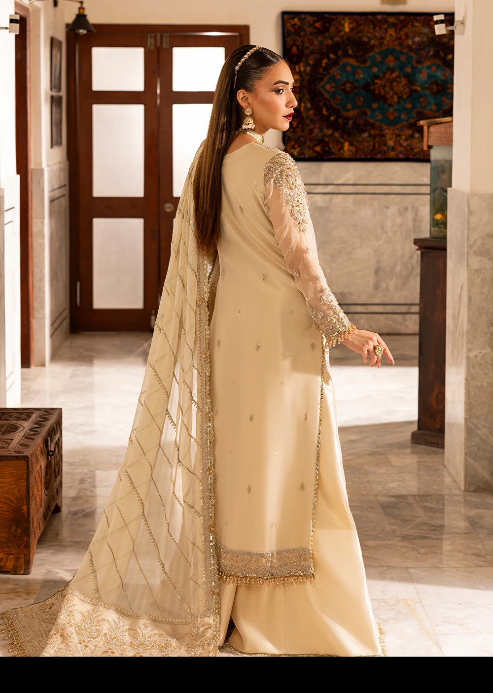 AYN-08 DAISY FORMAL DRESS Readymade Collection by AYLIN 2025 - Memsaab Online