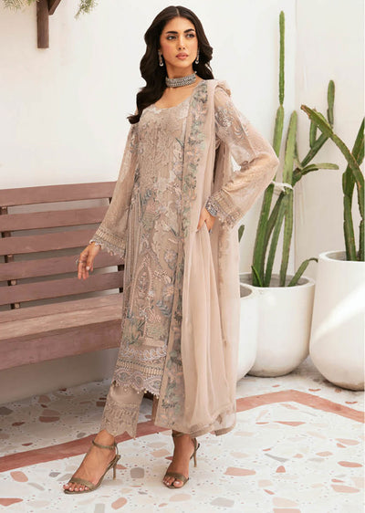 F-2601-R - Readymade - Ramsha Chiffon Collection Vol 26 2024 - Memsaab Online