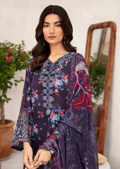 N-701 - Unstitched - Rangrez by Ramsha Luxury Lawn Vol 07 - Memsaab Online