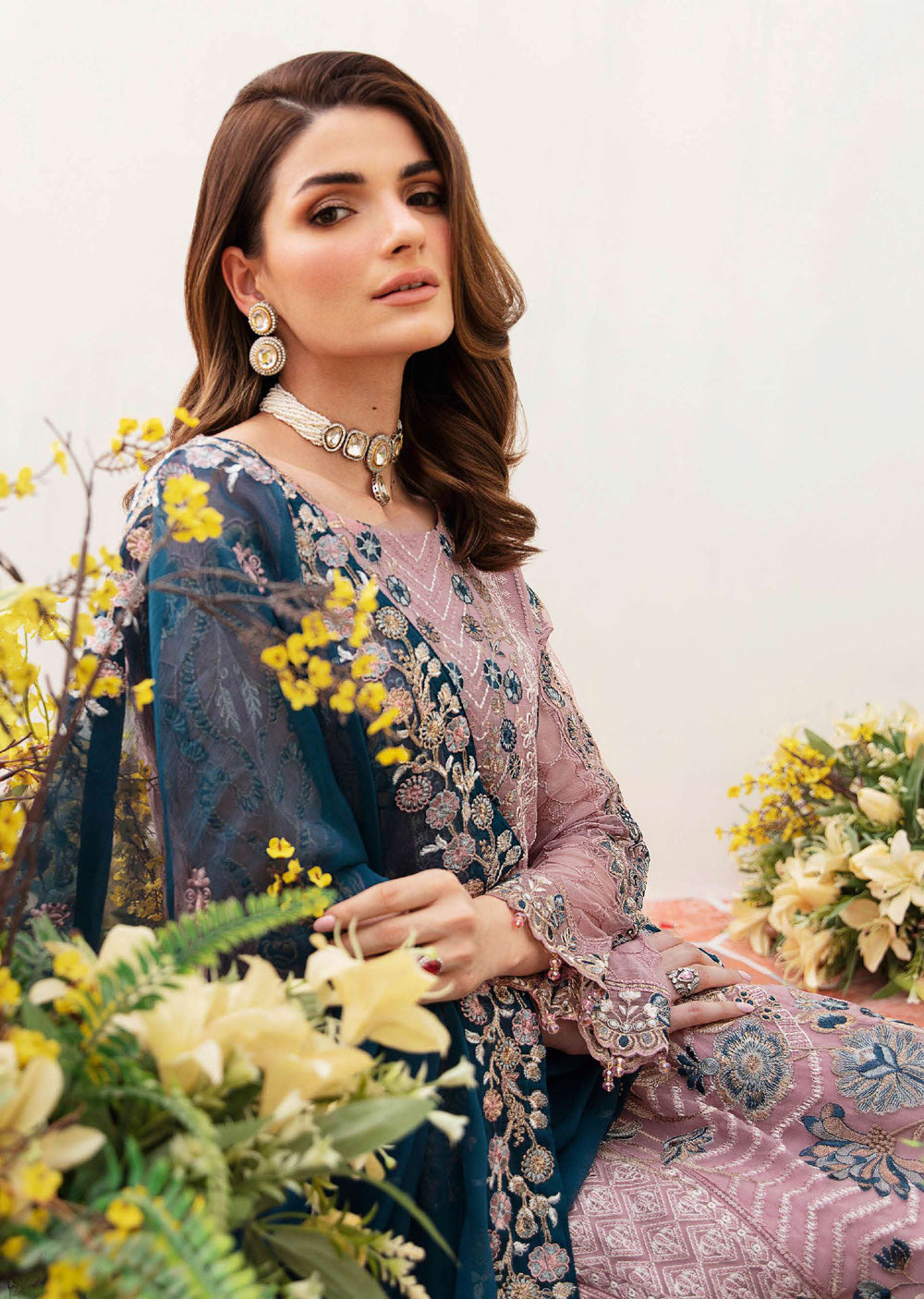 F-2401-R - Readymade - Ramsha Chiffon Collection Vol 24 2024 - Memsaab Online