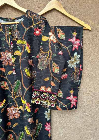 HNR-06 - Black - Readymade - Haroon Khaddar Suit 2025 - Memsaab Online