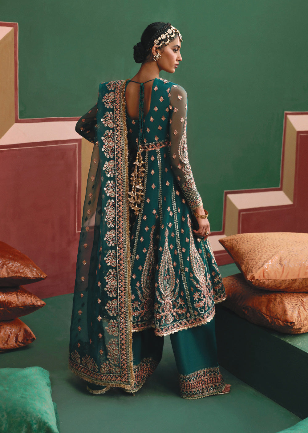 AFZ-791 - Shaista - Readymade - Shehnai Wedding Formals '24 - Memsaab Online