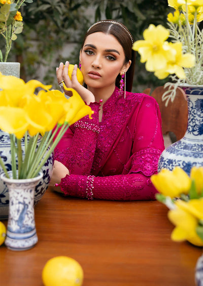 GLCT-01 - Zevira - Readymade - Gulaal Reverie Embroidered Chiffon Collection 2025 - Memsaab Online