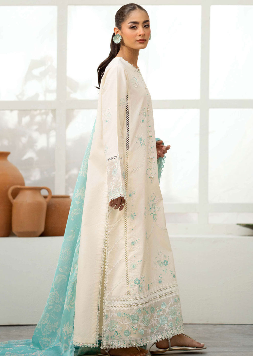 SDKH-01 - Zuruj - Readymade- Luxe Lawn Eid Collection 2024 - Memsaab Online