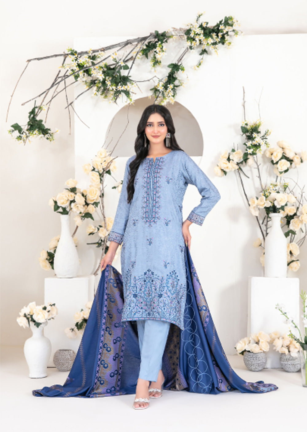 TWD-4558 - Readymade Yumna Collection By Tawakkal Suit 2025 - Memsaab Online