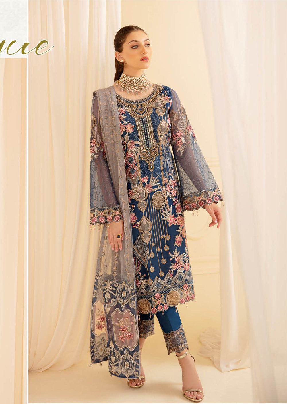 Minhal M-701-R - Readymade - Ramsha Minhal Vol 7 2024 – Memsaab
