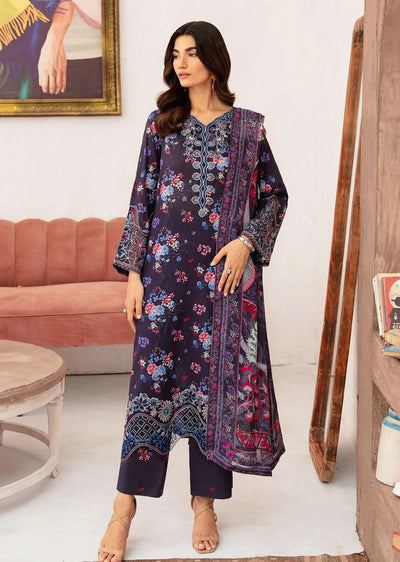 N-701 - Unstitched - Rangrez by Ramsha Luxury Lawn Vol 07 - Memsaab Online