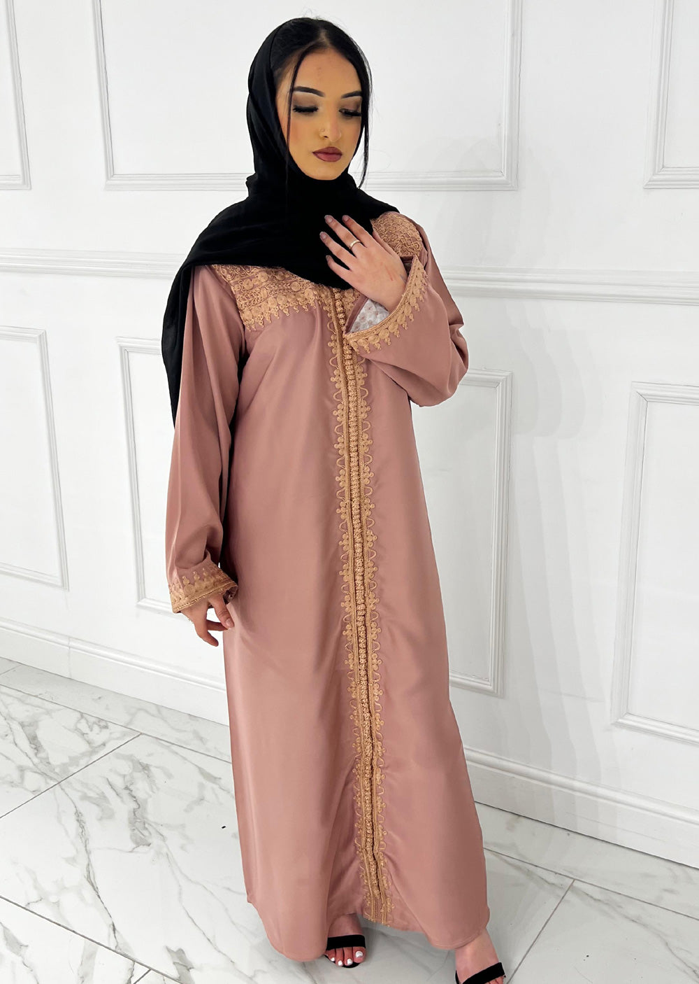 ASL-251 -Sanya -Ladies Fancy Abaya - Memsaab Online