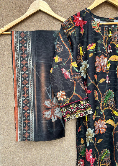 HNR-06 - Black - Readymade - Haroon Khaddar Suit 2025 - Memsaab Online
