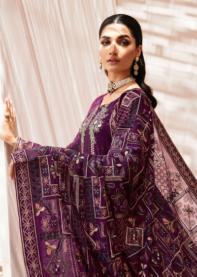 K-201-R - READYMADE - Ramsha Kashish Weightless Chiffon Vol 2 2024 - Memsaab Online