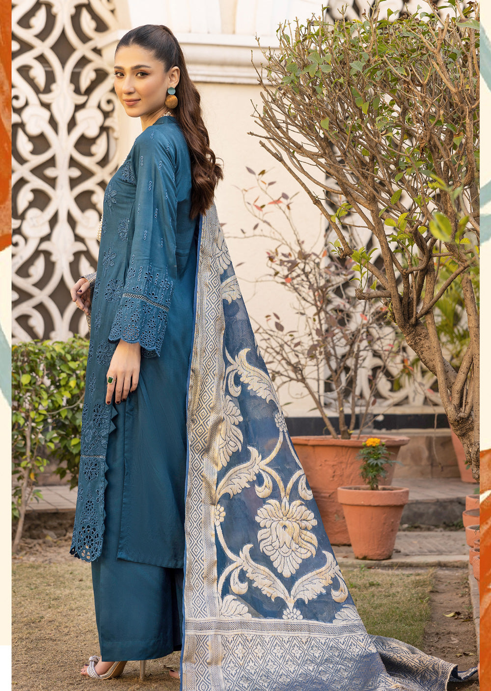 SMNRS-01 - Readymade - Image Kari Chikenkari Eid Festive Collection - Memsaab Online