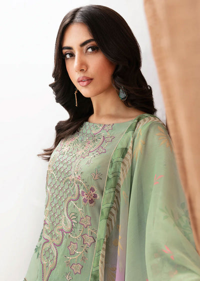 Z-1101 - Unstitched - Ramsha Mashaal Luxury Lawn Vol 11 2024 - Memsaab Online