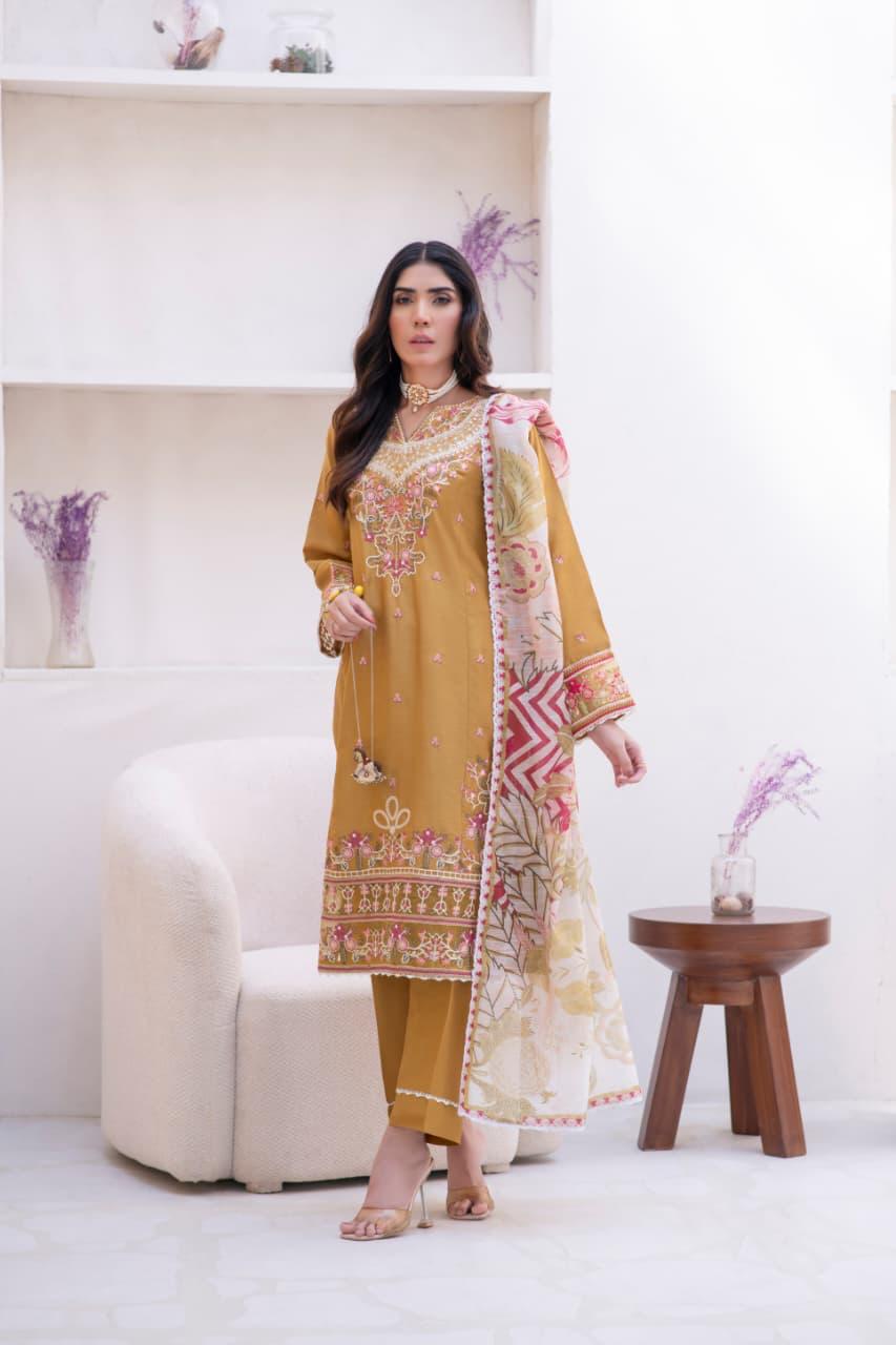 HRM18 - Readymade Memsaab Formal VISCOSE Suit 2025 - Memsaab Online