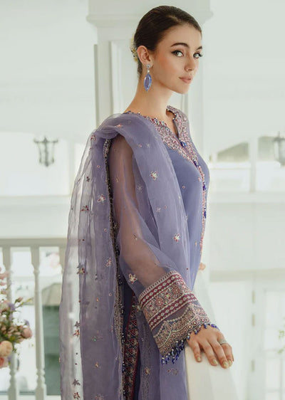 Rang e Sukhn - Meeral Readymade Organza Suit - Memsaab Online