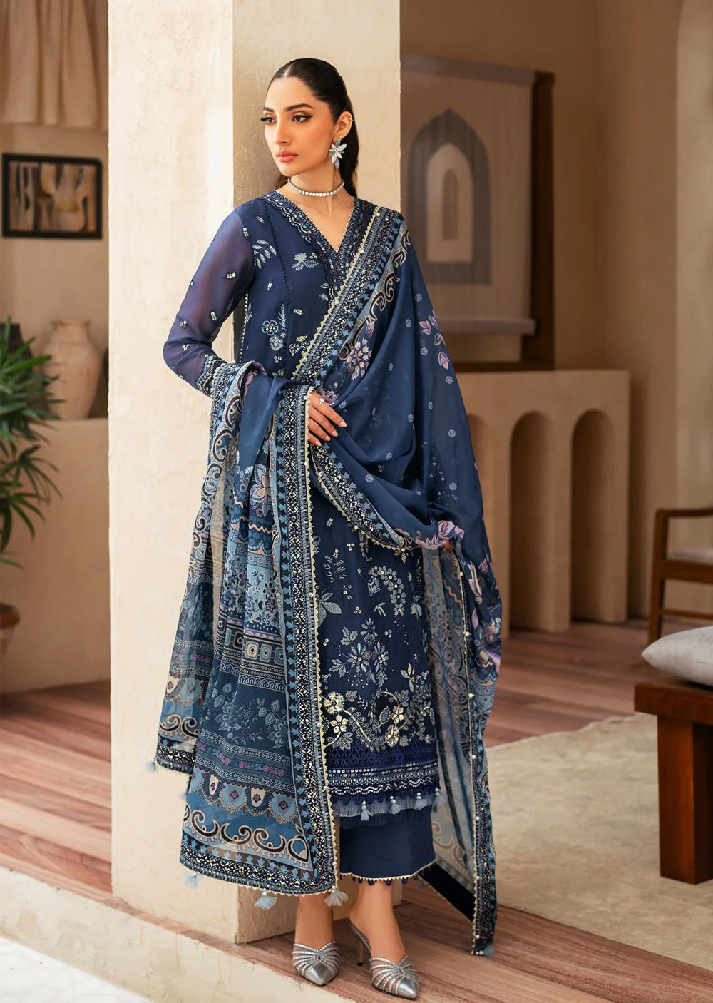 XNX-01 - Unstitched - Niran Collection by Xenia Formals 2025 - Memsaab Online