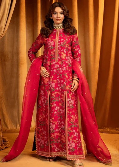 KOE5833-Cicely - Meeral Luxe - Readymade Organza Suit - Memsaab Online
