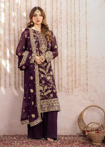 YZX6105-Alaya - Meeral Luxe - Readymade Organza Suit - Memsaab Online
