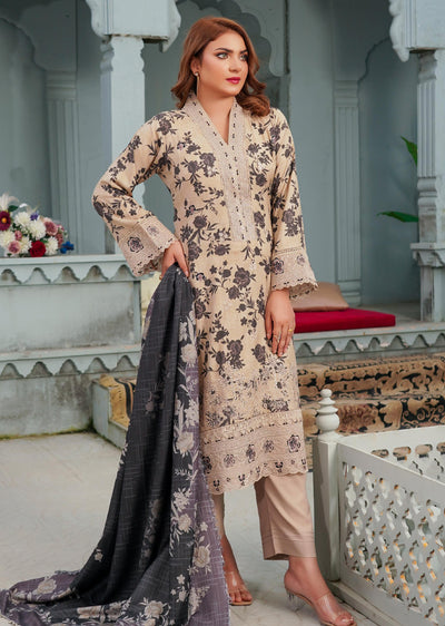 Mun-05 Readymade Winter Dhanak Suit - Memsaab Online