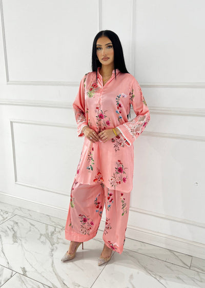 RBY-123-Readymade - Silk Suit 2025 - Memsaab Online
