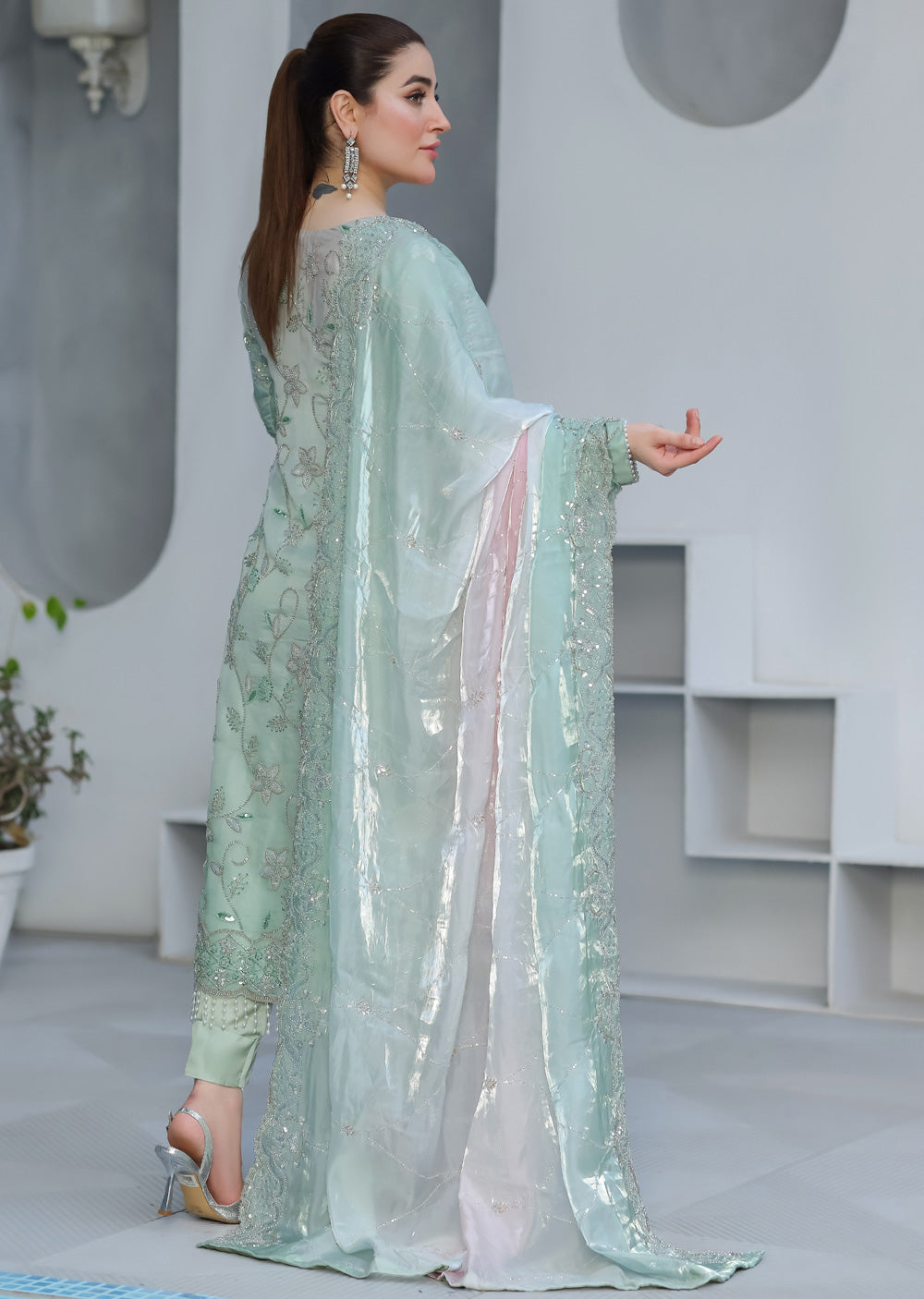 ASBC04 Silk Cutdana Outfit - Memsaab Online