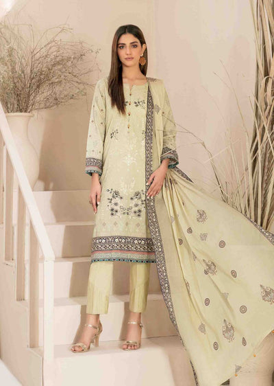 D-2039 - Unstitched - Faria Embroidered Lawn by Tawakkal 2024 - Memsaab Online