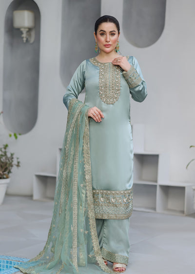 MSRW-02 Safrosh - Silk Embroidered Suit - Memsaab Online