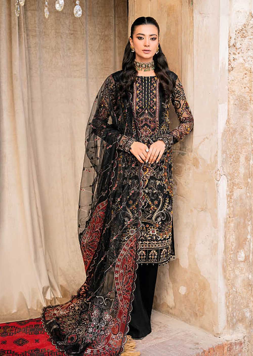 H-205 - Unstitched - Luxury Wedding Collection by Ramsha Vol 02 2023 - Memsaab Online