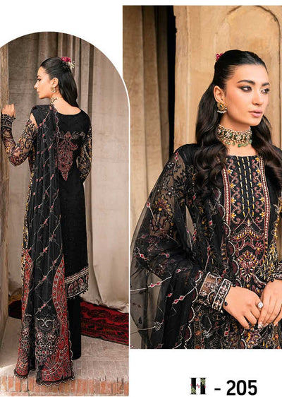 H-205 - Unstitched - Luxury Wedding Collection by Ramsha Vol 02 2023 - Memsaab Online