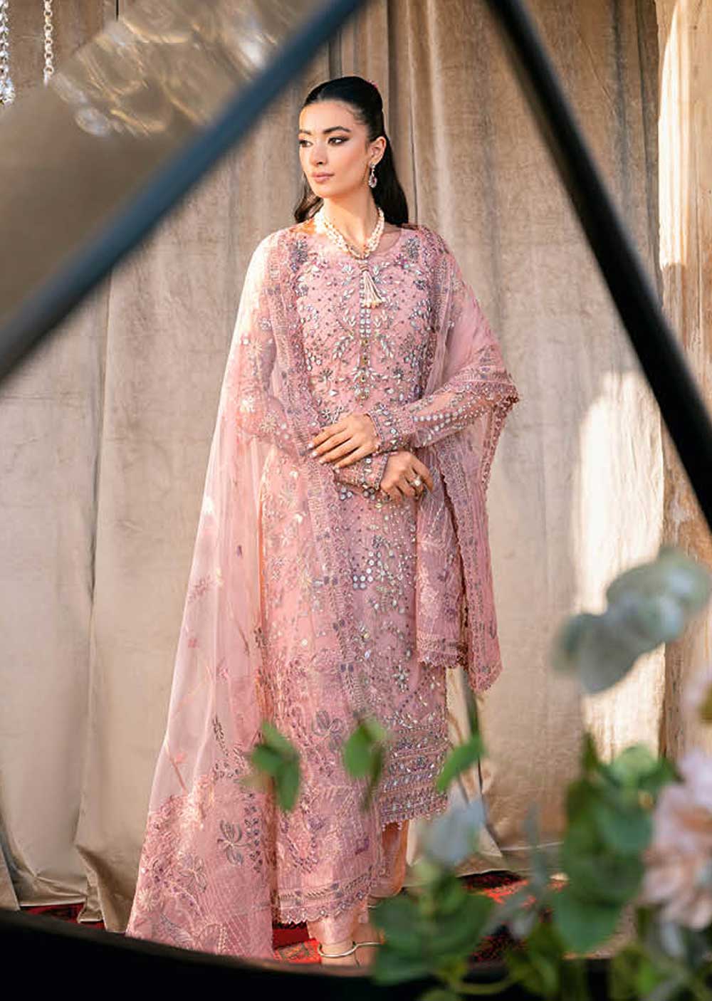 H-207 - Unstitched - Luxury Wedding Collection by Ramsha Vol 02 2023 - Memsaab Online