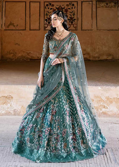 H-208 - Unstitched - Luxury Wedding Collection by Ramsha Vol 02 2023 - Memsaab Online