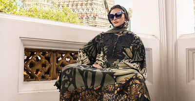 MPT-2809-A Unstitched - Maria B MPRINTS Collection 2025 - Memsaab Online