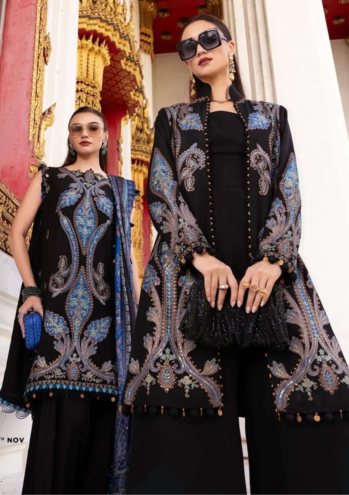 MPT-2806-B Unstitched - Maria B MPRINTS Collection 2025 - Memsaab Online