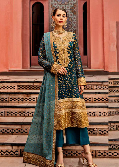 FW-2320 - Readymade - Freesia Luxury Formals Collection 2024 - Memsaab Online